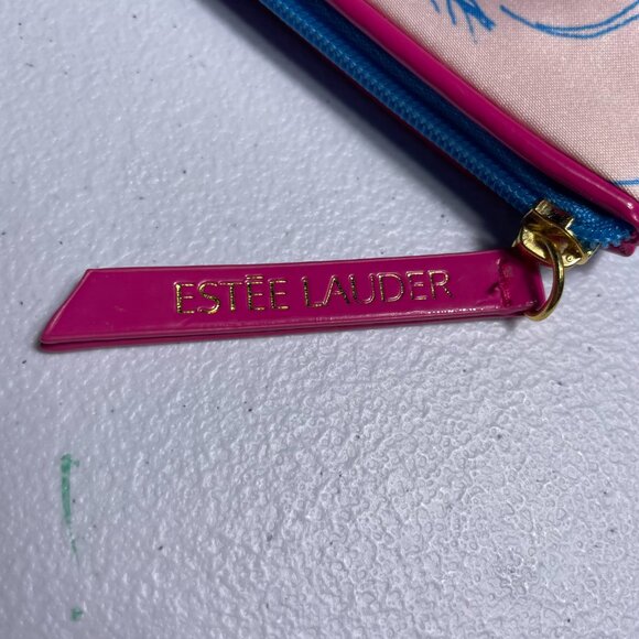 Estee Lauder | Vintage Silk Bag | Red White Blue Glamour Girl Model | 5 for $15! - Picture 2 of 5